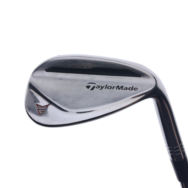 Used TaylorMade Milled Grind 2 Wedge Chrome Gap Wedge / 52 Degrees / Stiff Flex - Replay Golf 