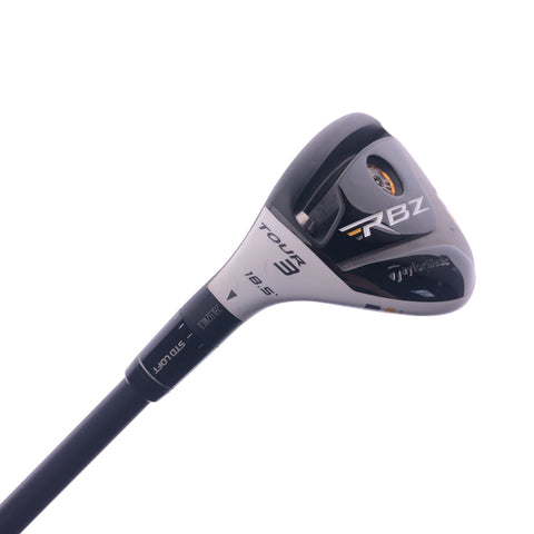 Used TaylorMade RBZ Stage 2 Tour 3 Hybrid / 18.5 Degrees / Stiff / Left-Handed - Replay Golf 