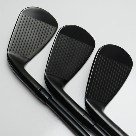 Used Titleist T100s Black 2021 Iron Set / 4 - PW / Stiff Flex - Replay Golf 