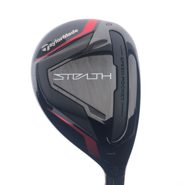 Used TaylorMade Stealth Rescue 3 Hybrid / 19 Degrees / Regular Flex - Replay Golf 