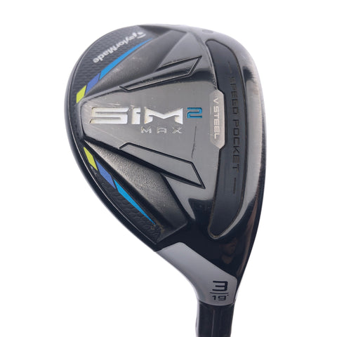 Used TaylorMade Sim2 Max Rescue 3 Hybrid / 19 Degrees / Regular