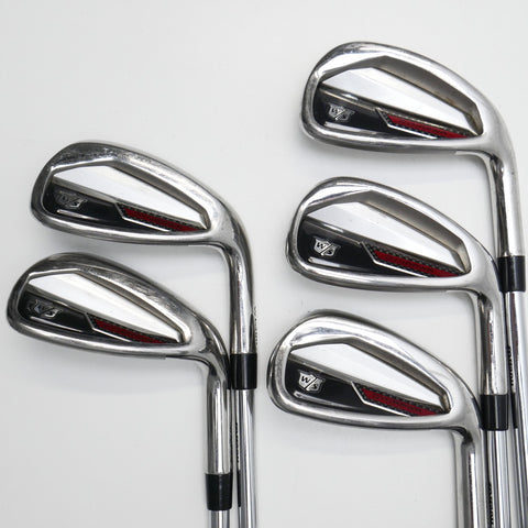 Used Wilson DYNAPWR Iron Set / 7 - SW / Uniflex - Replay Golf 