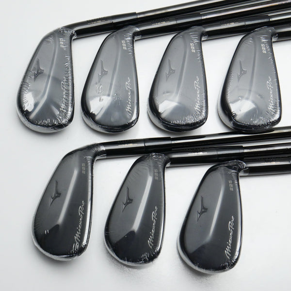 NEW Mizuno Pro 225 Black Iron Set / 4-PW / Stiff Flex - Replay Golf 