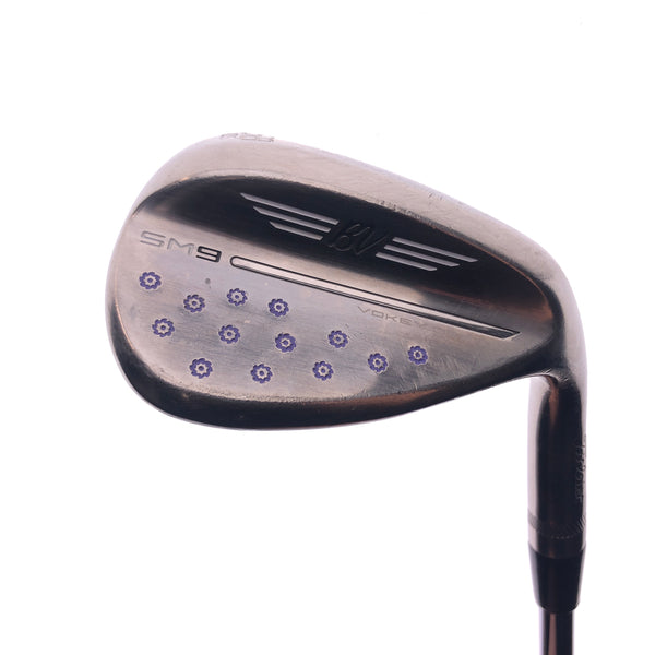 Used Titleist SM9 Brushed Steel Lob Wedge / 58.0 Degrees / Regular Flex - Replay Golf 