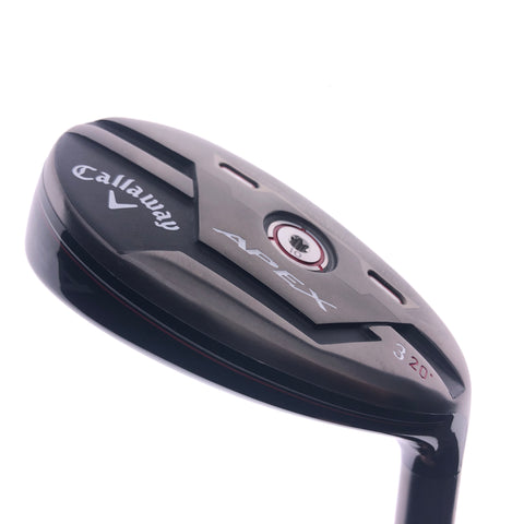 Used Callaway Apex Pro 21 3 Hybrid / 20 Degrees / MMT HY 80 Stiff Flex - Replay Golf 