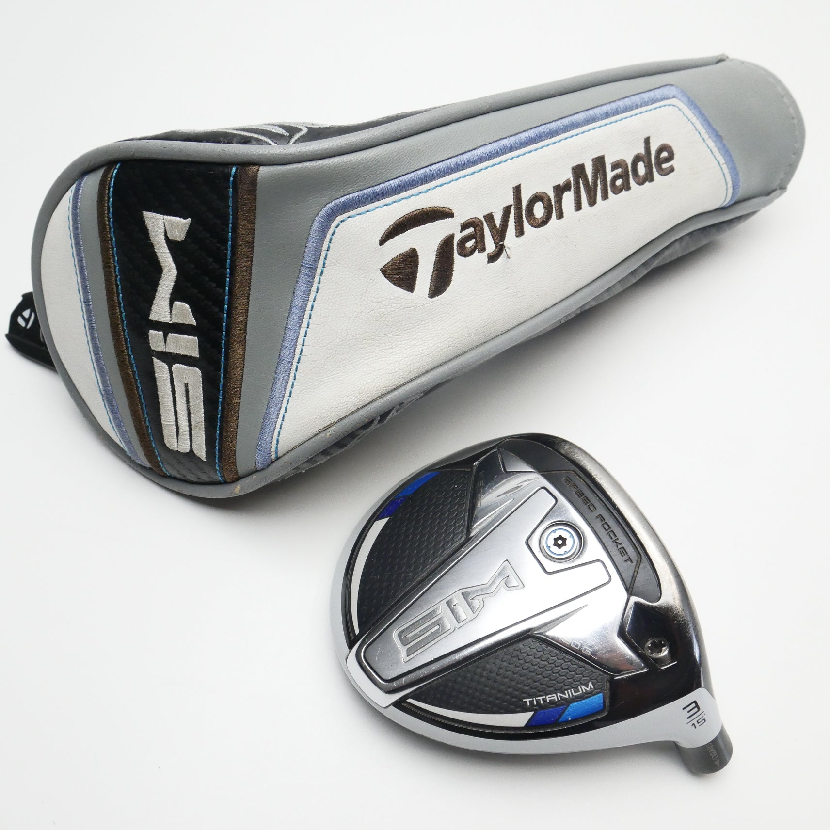 Used TaylorMade Sim Titanium 3 Fairway Wood Head Only / 15.0