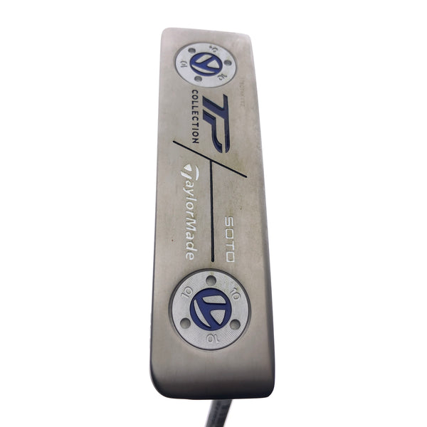 Used TaylorMade TP Hydro Blast Soto Putter / 35.0 Inches - Replay Golf 