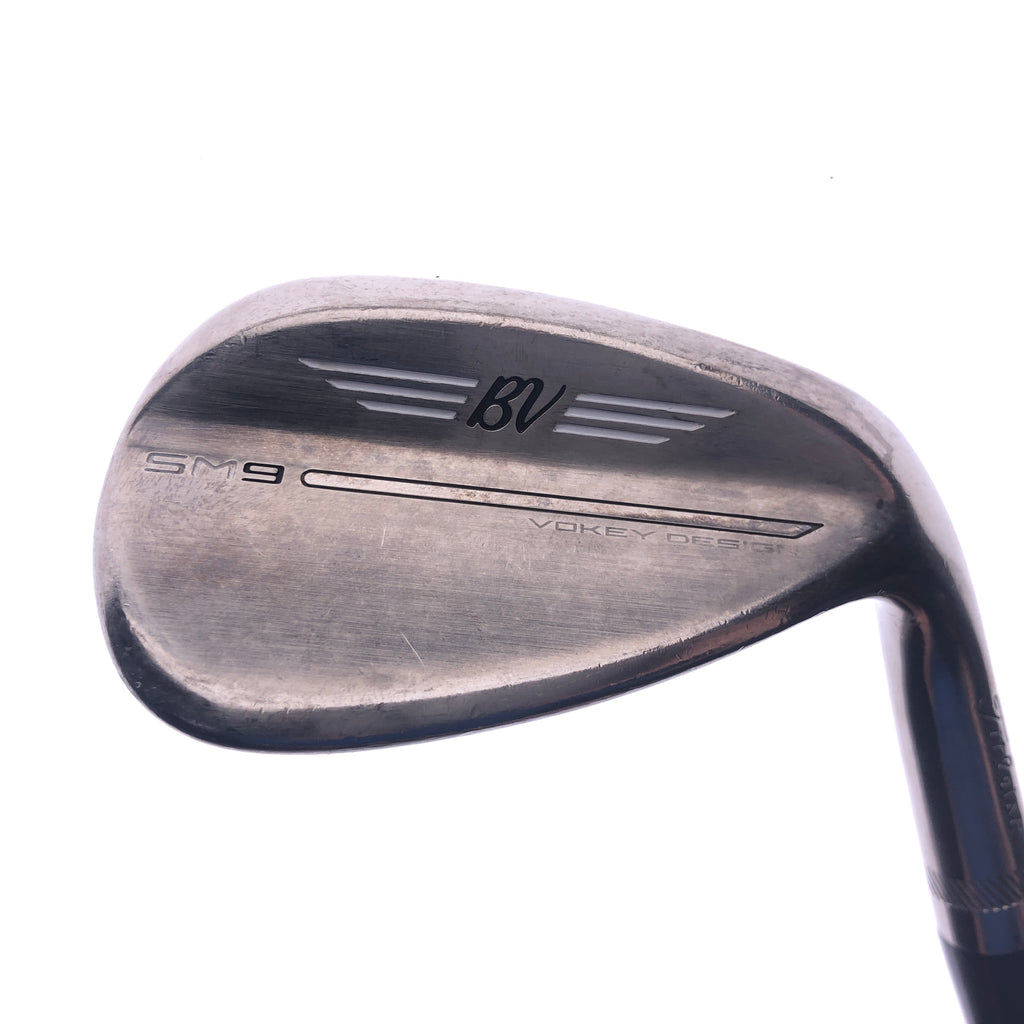 Used Titleist SM9 Brushed Steel Sand Wedge / 54.0 Degrees / X-Stiff Flex - Replay Golf 