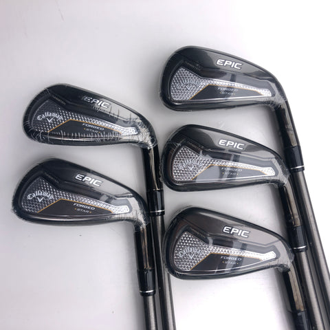 NEW Callaway Epic Forged Star Iron Set / 6 - PW / Aerotech