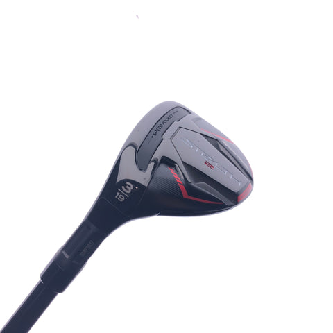 Used TaylorMade Stealth 2 3 Hybrid / 19 Degrees / Stiff Flex / Left-Handed - Replay Golf 