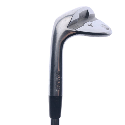 Used Mizuno S18 White Satin Gap Wedge / 52.0 Degrees / Wedge Flex / Left-Handed - Replay Golf 