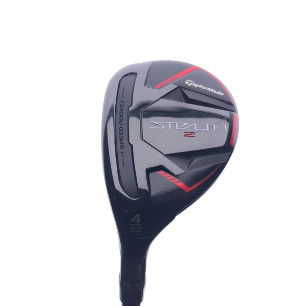 Used TaylorMade Stealth 2 4 Hybrid / 22 Degrees / Stiff Flex / Left-Handed - Replay Golf 