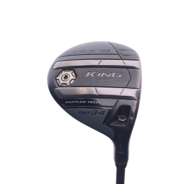 Used Cobra King F8 3 - 4 Fairway Wood / 14.5 Degrees / Regular Flex - Replay Golf 