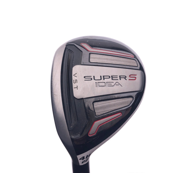 Used Adams Idea Super S 4 Hybrid / 22 Degrees / Matrix Stiff Flex / Left-Handed - Replay Golf 