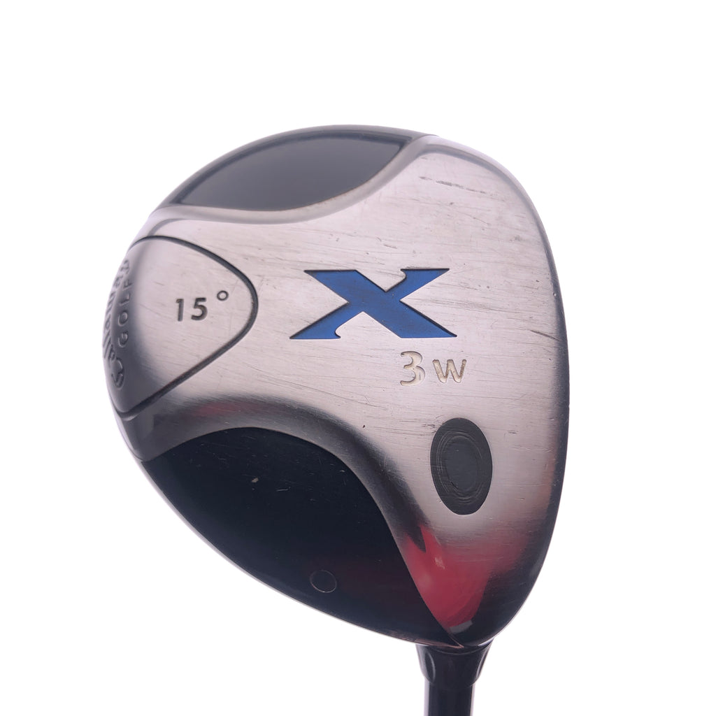 Used Callaway X Series Blue 3 Fairway Wood / 15 Degrees / Fujikura Regular Flex - Replay Golf 
