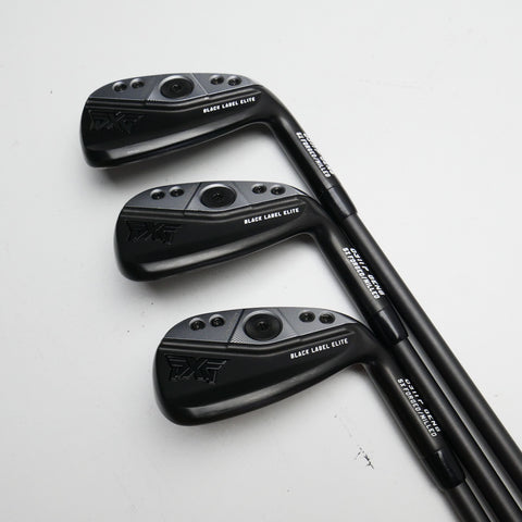 Used PXG 0311 P GEN 6 Black Label Elite Iron Set / 5 - PW + GW / Stiff Flex - Replay Golf 