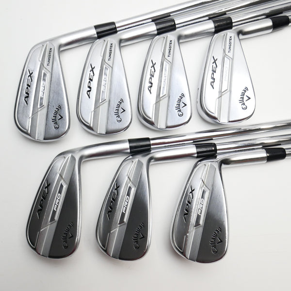 Used Callaway Apex Pro 21 Iron Set / 4 - PW / Stiff Flex - Replay Golf 