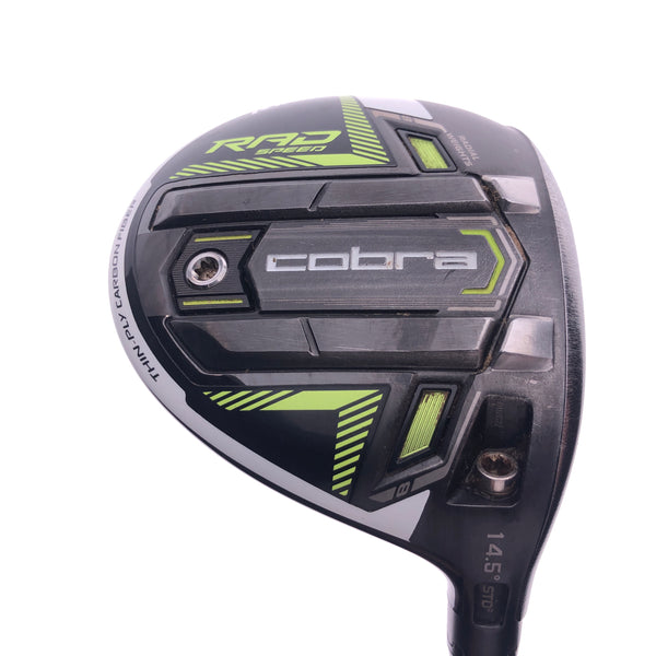 Used Cobra King Radspeed 3 Fairway Wood / 14.5 Degrees / Regular Flex - Replay Golf 