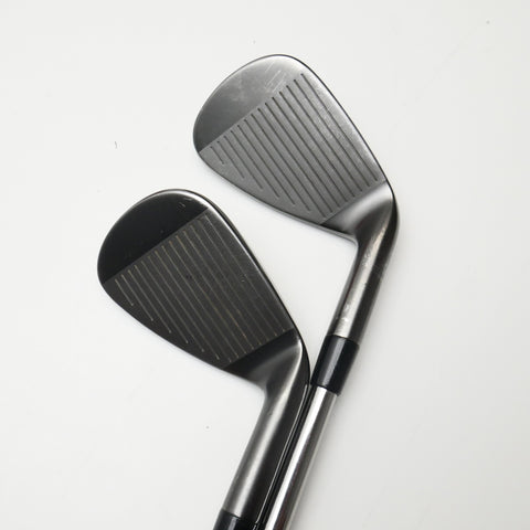 Used Callaway Apex Smoke CF19 Iron Set / 6 - PW / Regular Flex / Left-Handed - Replay Golf 