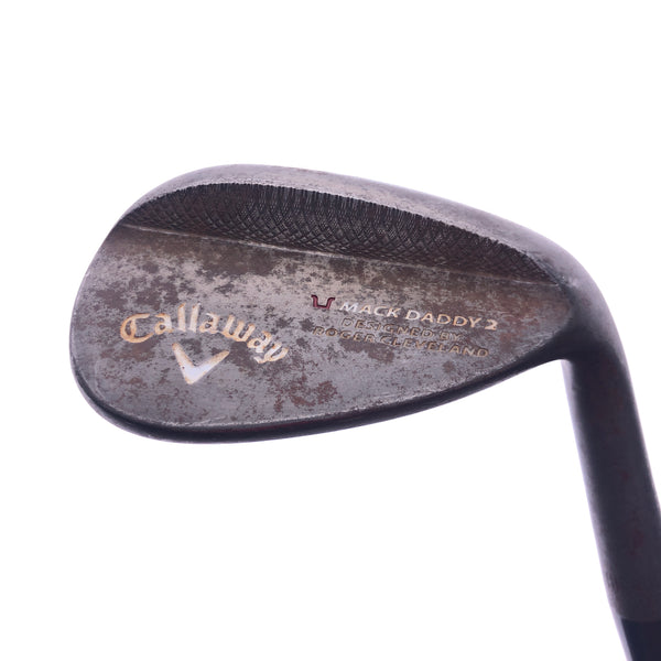 Used Callaway Mack Daddy 2 Slate Gap Wedge / 52.0 Degrees / Wedge Flex - Replay Golf 