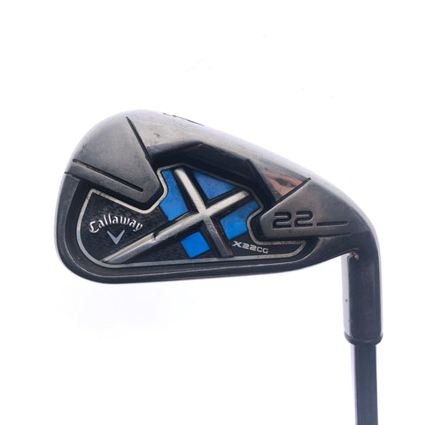 Used Callaway X-22 4 Iron / 22.0 Degrees / Uniflex Flex - Replay Golf 