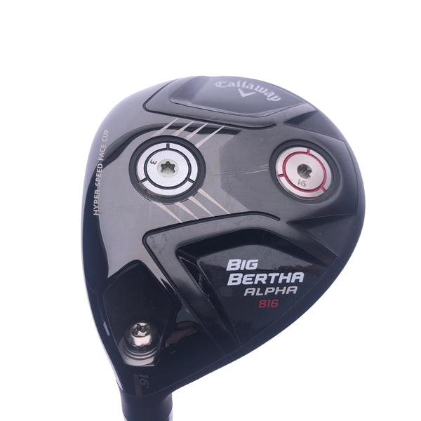 Used Callaway Big Bertha Alpha 816 3 Fairway / 16 Degree / X-Stiff / Left-Handed - Replay Golf 
