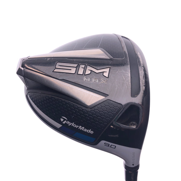 Used TaylorMade SIM Max Driver / 9.0 Degrees / Stiff Flex - Replay Golf 
