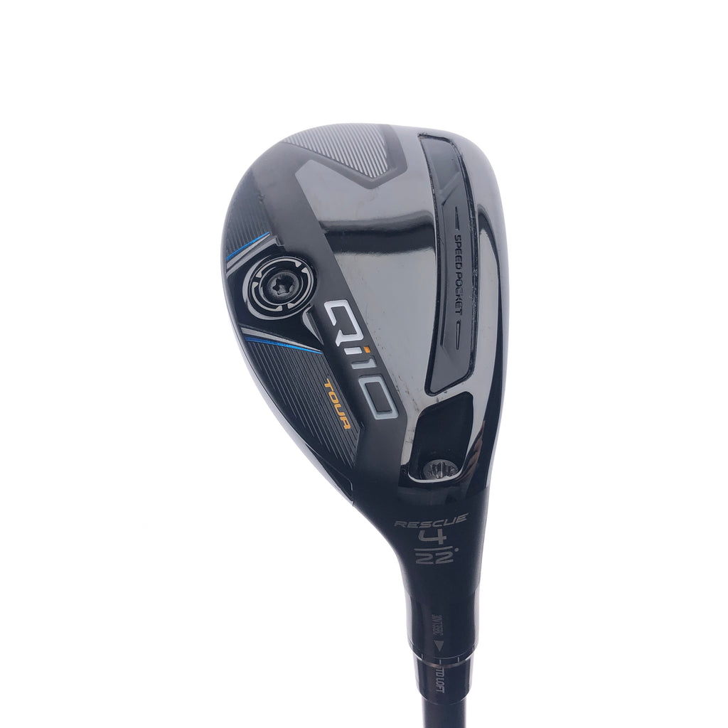 Used TaylorMade Qi10 Tour 4 Hybrid / 22 Degrees / X-Stiff Flex - Replay Golf 