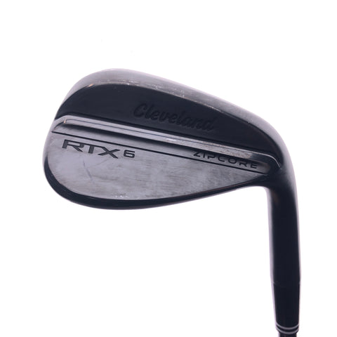 Used Cleveland RTX 6 Zipcore Black Gap Wedge / 52.0 Degrees / Wedge Flex - Replay Golf 
