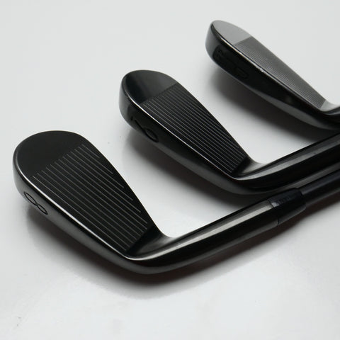 Used Titleist T100s Black 2021 Iron Set / 4 - PW / Stiff Flex - Replay Golf 