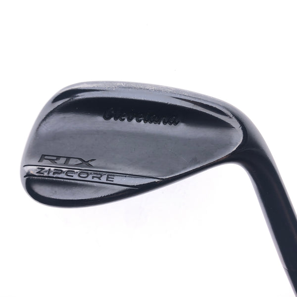 Used Cleveland RTX ZipCore Black Satin Gap Wedge / 50.0 Degrees / Wedge Flex - Replay Golf 
