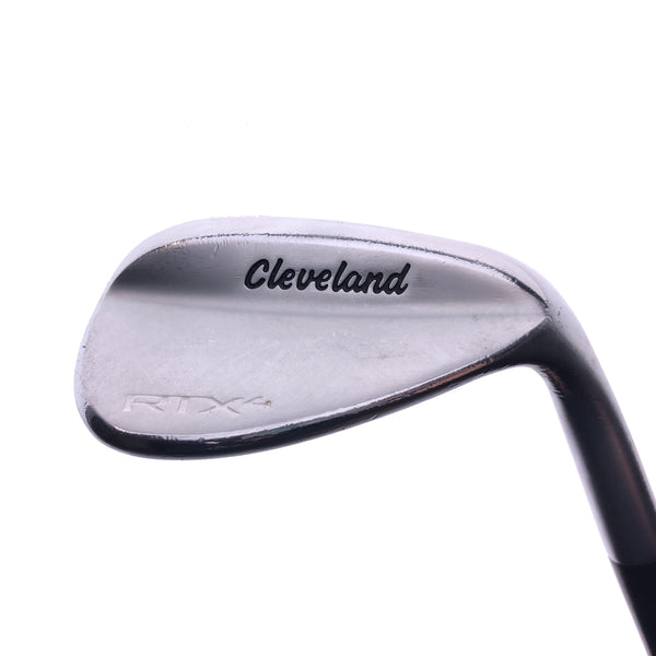 Used Cleveland RTX 4 Tour Satin Lob Wedge / 58.0 Degrees / Stiff Flex - Replay Golf 