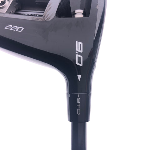 Used Mizuno STG 220 Driver / 9.0 Degrees / HZRDUS Smoke RDX Stiff Flex - Replay Golf 