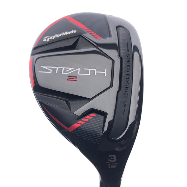 Used TaylorMade Stealth 2 3 Hybrid / 19 Degrees / Stiff Flex