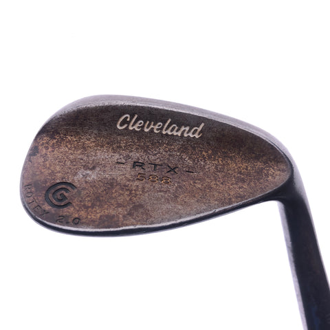 Used Cleveland RTX 588 Rotex 2.0 RAW Gap Wedge / 52.0 Degrees / Stiff Flex - Replay Golf 