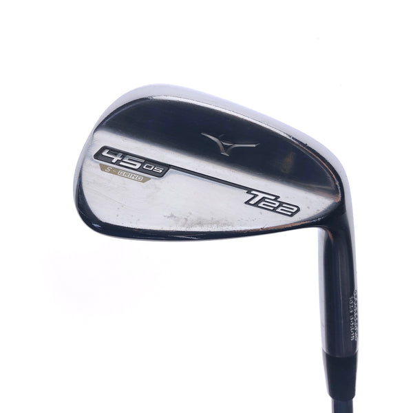 Used Mizuno T22 Pitching Wedge / 45.0 Degrees / X-Stiff Flex - Replay Golf 