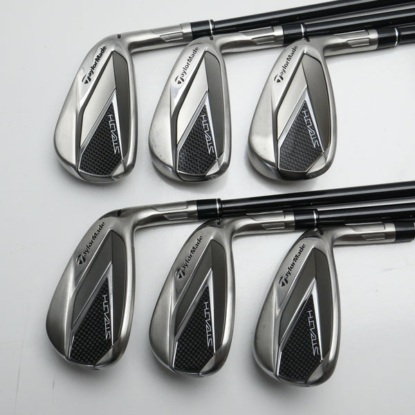 Used TaylorMade Stealth Iron Set / 6 - PW + AW / A Flex - Replay Golf 