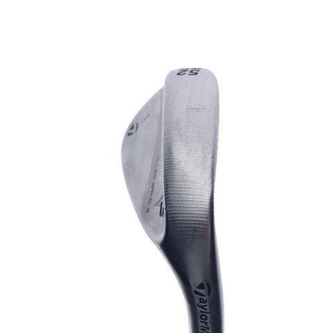 Used TOUR ISSUE TaylorMade Milled Grind 3 Gap Wedge / 52.0 Degree / Regular Flex - Replay Golf 