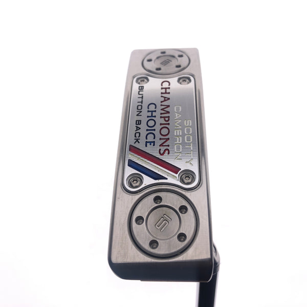 Used Scotty Cameron Ltd Edition Champions Choice Button Back Putter / 34 Inches - Replay Golf 