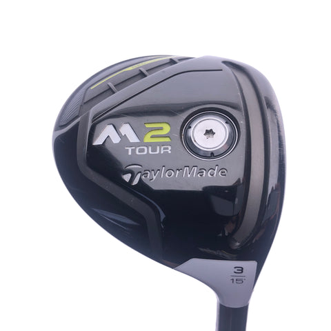 Used TaylorMade M2 Tour 2017 3 Fairway Wood / 15 Degrees / Regular Flex - Replay Golf 