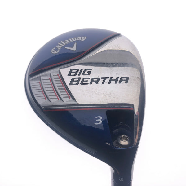 Used TOUR ISSUE Callaway Big Bertha 2014 3 Fairway Wood / 15 Degrees / TX Flex - Replay Golf 
