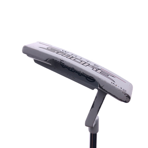 Used TaylorMade White Smoke IN12 Putter / 34.0 Inches - Replay Golf 