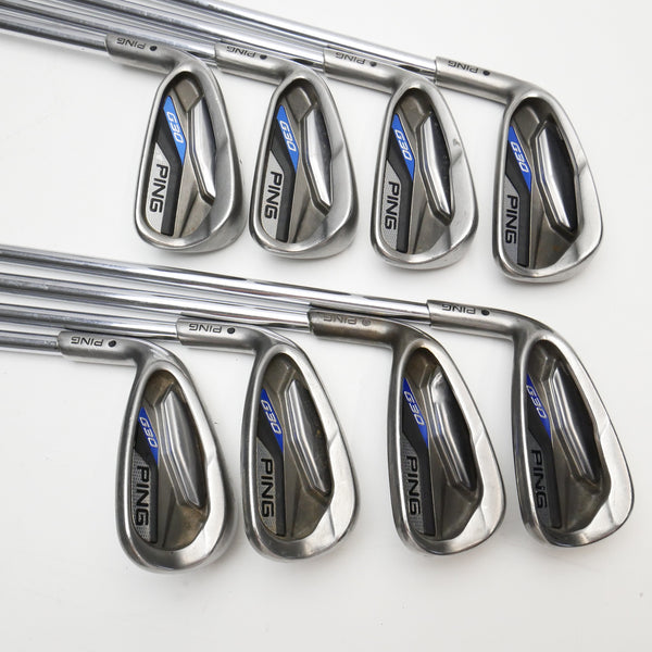 Used Ping G30 Iron Set / 4 - SW / Regular Flex / Left-Handed - Replay Golf 