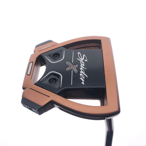Used TaylorMade Spider X Copper Single Bend Putter / 35.0 Inches - Replay Golf 