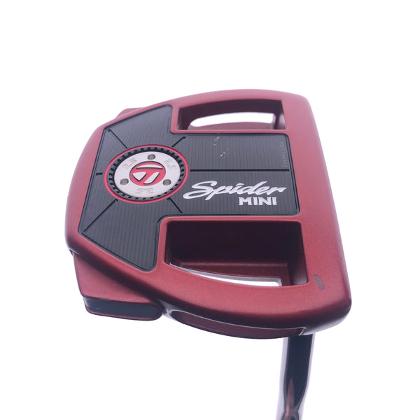Used TaylorMade Spider Mini Red Putter / 34.0 Inches - Replay Golf 