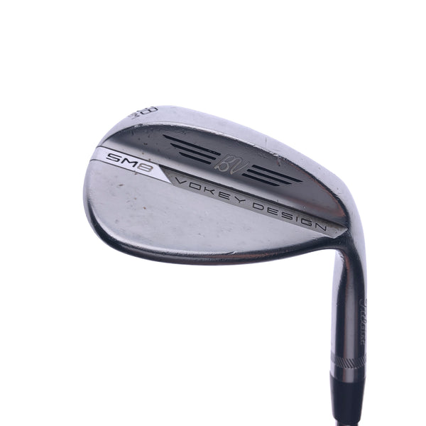 Used Titleist Vokey SM8 Tour Chrome Lob Wedge / 58.0 Degrees / Wedge Flex - Replay Golf 