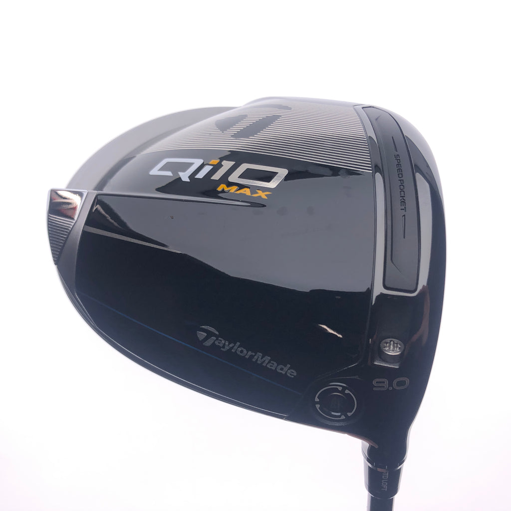 Used TaylorMade Qi10 Max Driver / 9.0 Degrees / Stiff Flex - Replay Golf 