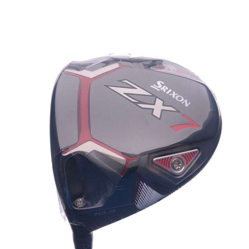 NEW Srixon ZX7 Driver / 10.5 Degrees / HZRDUS Red Stiff Flex / Left-Handed - Replay Golf 