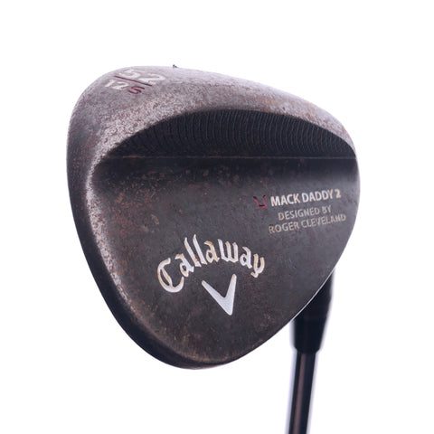 Used Callaway Mack Daddy 2 Raw Gap Wedge / 52.0 Degrees / Stiff Flex - Replay Golf 