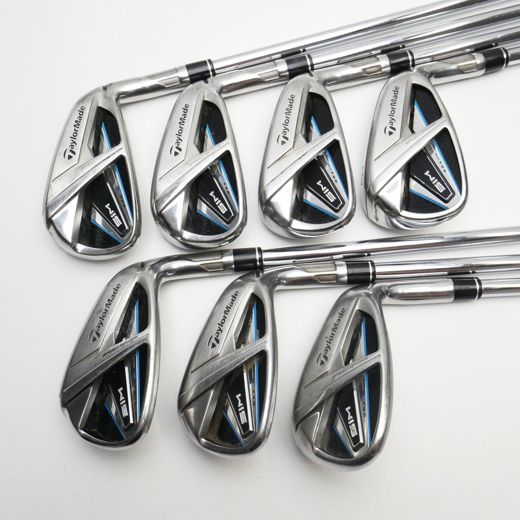 Used TaylorMade SIM Max Iron Set / 5 - SW / Regular Flex